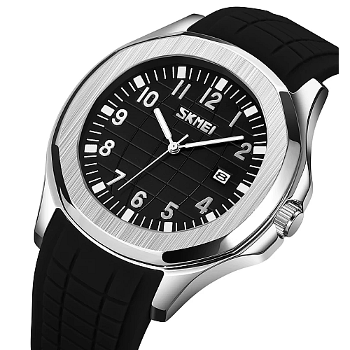 Часы наручные Skmei 9286 9286BKWT Серебристый (18379-hbr)