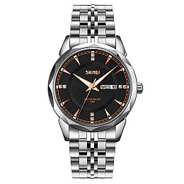 Часы наручные Skmei 9268 Silver Black 9268SIBK (18385-hbr)