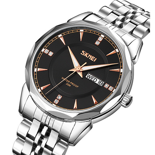 Часы наручные Skmei 9268 Silver Black 9268SIBK (18385-hbr)