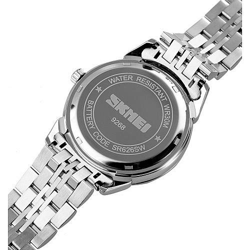Часы наручные Skmei 9268 Silver Black 9268SIBK (18385-hbr)