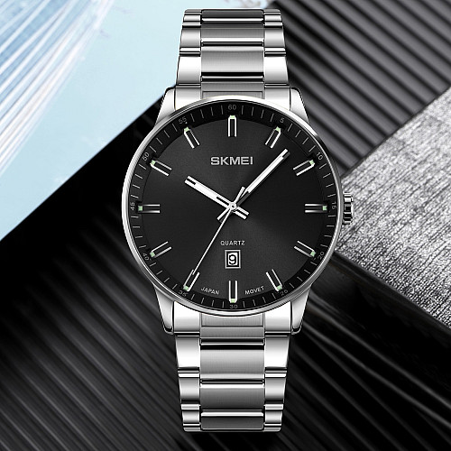 Годинники наручні Skmei 1878 Silver 1878SI (18386-hbr)