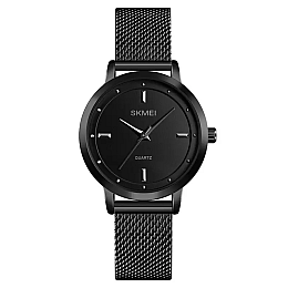 Часы наручные женские Skmei 1528 Black 1528BK (18409-hbr)