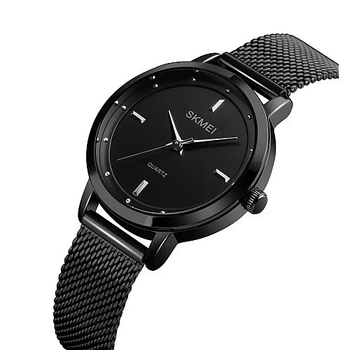 Часы наручные женские Skmei 1528 Black 1528BK (18409-hbr)