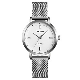 Часы наручные женские Skmei 1528 Silver 1528SI (18410-hbr)