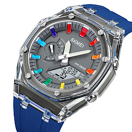 Часы наручные мужские Skmei 2100 Blue 2100BU (18433-hbr)