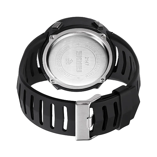 Часы наручные мужские Skmei 2147 Black White 2147BKWT (18445-hbr)