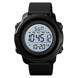 Годинники наручні Skmei 1540 Black White 1540BKWT (18465-hbr)