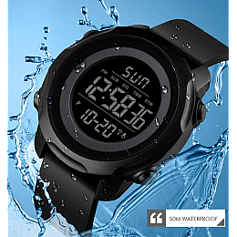 Годинники наручні Skmei 1540 Black 1540BKBK (18466-hbr)