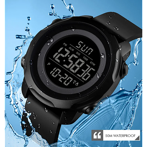 Годинники наручні Skmei 1540 Black 1540BKBK (18466-hbr)