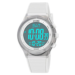 Часы наручные мужские Skmei 1980 White 1980WT (18470-hbr)