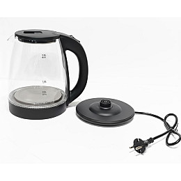Електричний чайник No Brand Slivers Criest SC-168GK 2 л Чорний (2104618751)