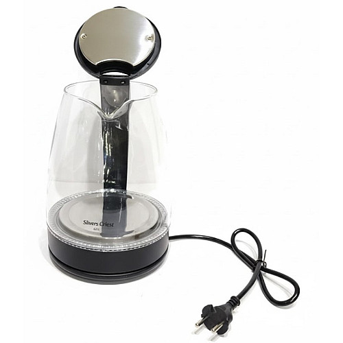 Електричний чайник No Brand Slivers Criest SC-168GK 2 л Чорний (2104618751)