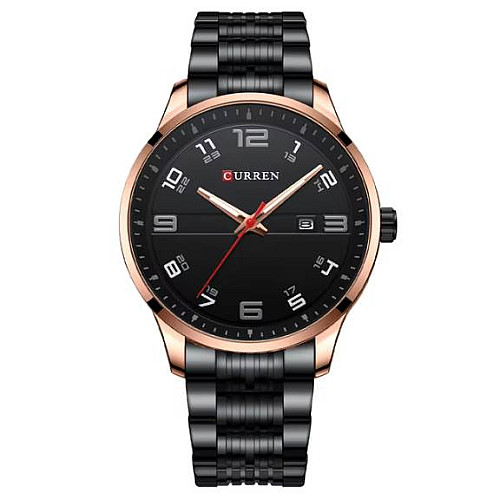 Часы наручные мужские Curren 8411 Gold (18691-hbr)