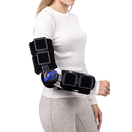 Ортез локтевого сустава з регульованим шарнірним механізмом MED1 TJ-301 One Size Чорний