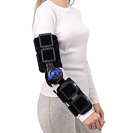 Ортез локтевого сустава з регульованим шарнірним механізмом MED1 TJ-301 One Size Чорний