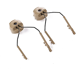 Адаптер для шлема кронштейн для гарнітури PELTOR Comtac 2 шт Койот (2825730737)