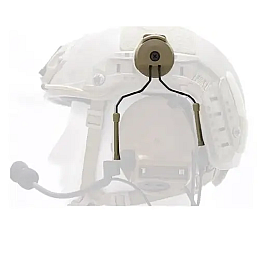 Адаптер для шлема кронштейн для гарнітури PELTOR Comtac 2 шт Оливковий (2825730738)