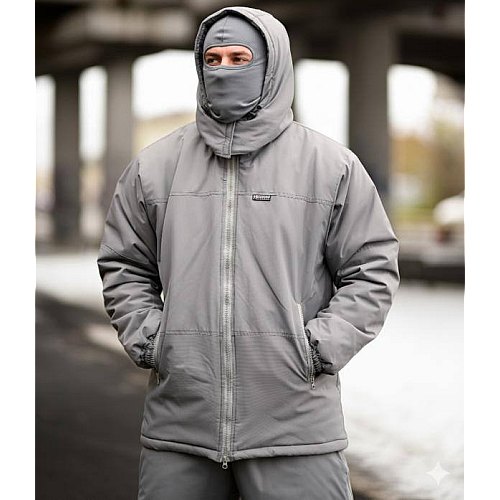 Костюм чоловічий зимовий No Brand Oblivion Level 7 ВТ6057 K7-00 2XL-3XL Сірий (2829448259)