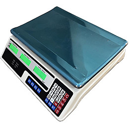 Торговые весы электронные No Brand ACS-6208 до 40 кг Серый (2104618831)