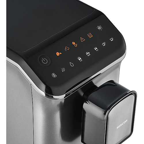 Кофемашина Sencor SES 8000BK 1,5 л Сріблястий (7200437)