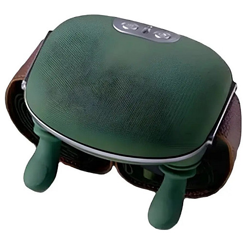 Электромассажер для шеи плеч и спины беспроводной No Brand 10 режимов Зеленый (2104618895)