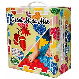 Коврик массажный ортопедический Ортодон 26х26 см Разноцветный 10 шт (2104618896)