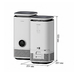 Воздухоочиститель с функцией увлажнения Hyundai HAJIN300KR White (305125)