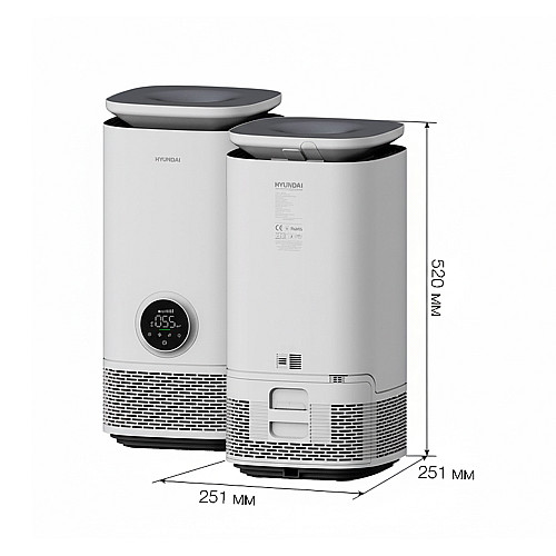 Воздухоочиститель с функцией увлажнения Hyundai HAJIN300KR White (305125)
