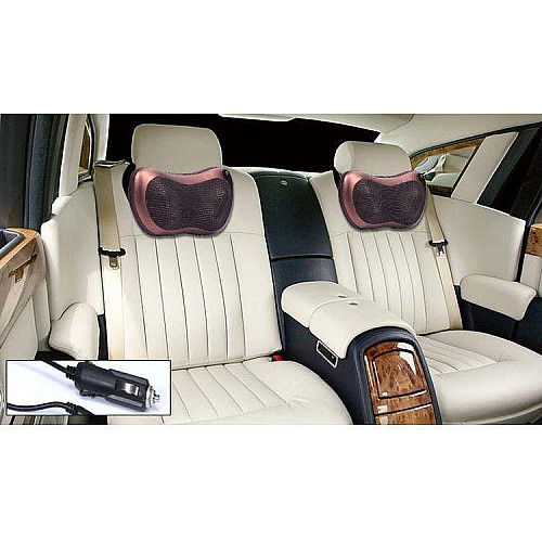 Массажная подушка Спартак Car and Home Massage Pillow Коричневая