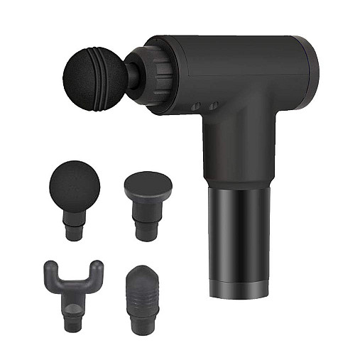 Портативний масажер для тіла Fascial Gun KH-320 Black (VD1299)
