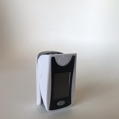 Пульсоксиметр напалечный Pulse oximetr 202С Серый (0051)