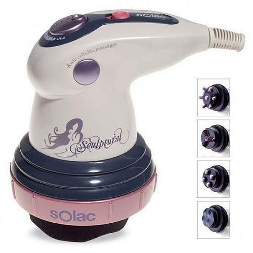 Інфрачервоний антицелюлітний вібромасажер для тіла BSM Body Innovation Sculptural Білий (SMT 195171285)