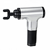 Портативний ручний м'язовий масажер для тіла Fascial Gun HG-320 Silver-Black (SMT179524381)
