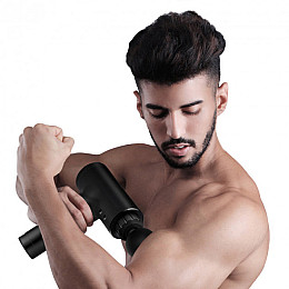 Портативний ручний масажер для тіла Fascial Gun HG-320 (VD180121978)