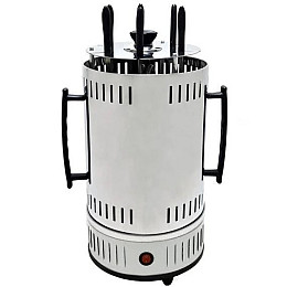 Электрошашлычница вертикальная Domotec BBQ MS-7782 нержавеющая сталь