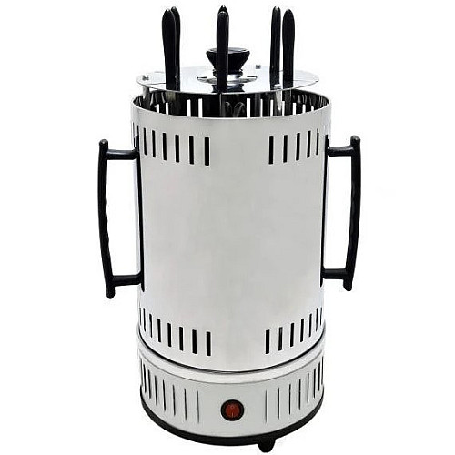 Електрошашличниця вертикальна Domotec BBQ MS-7782 нержавіюча сталь