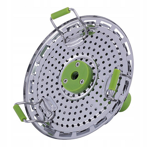 Пароварка складна Kamille KM 8844 Lamarche 23 см Салатовий