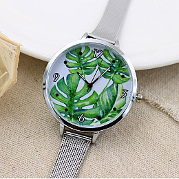 Наручні годинники жіночі Travel Jungle silver (hub_kfvcu6)