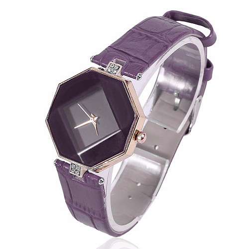 Часы женские наручные Cube purple (hub_6r7b7l)