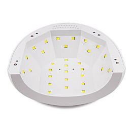Лампа для гель лаку SUN UV LED 2-в-1 24/48W Біла