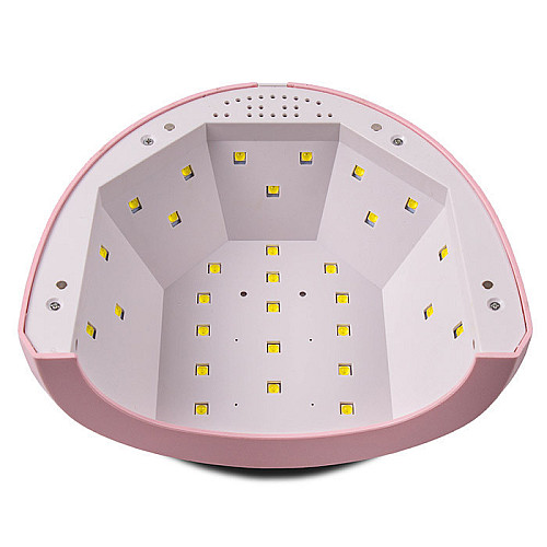Лампа для гель лаку SUN UV LED 2-в-1 24/48W Рожева