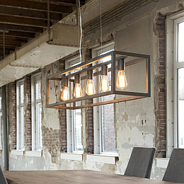 Светильник подвесной из металла GoodsMetall в стиле Лофт 1250х250х250 СК41