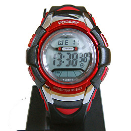 Часы Popart Черный/Красный (POP-425)