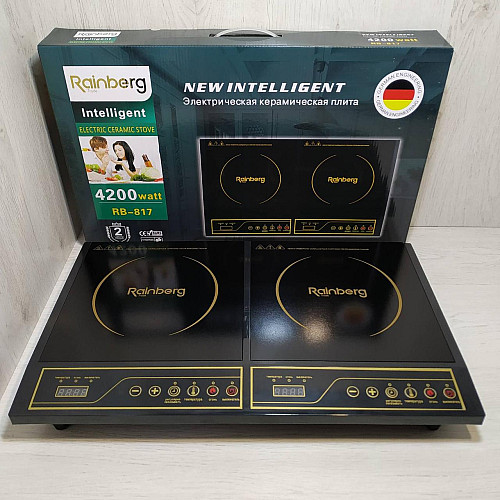 Электрическая керамическая плита Rainberg RB-817 4200W Черная