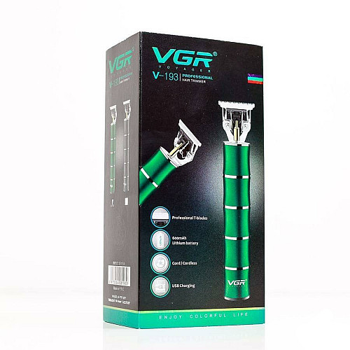 Профессиональная машинка триммер для стрижки волос и бороды VGR V-193