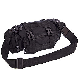 Сумка тактическая многоцелевая через плечо SILVER KNIGHT TY-01 Черный