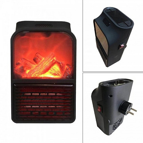 Портативный обогреватель FLAME HEATER 1000 Вт с имитацией камина