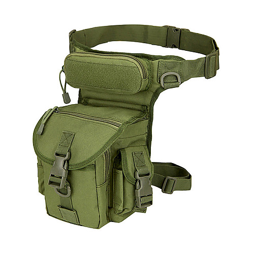 Сумка тактична на стегно Aokali Outdoor A90 30х22 см Зелена