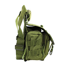 Сумка тактична на стегно Aokali Outdoor A90 30х22 см Зелена
