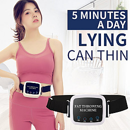 Міостимулятор вібро масажер для схуднення Supretto FTM електричний з регульованою манжетою та 5 режимами інтенсивності